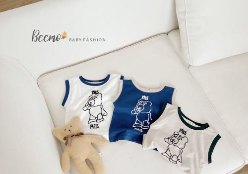 ÁO BA LỖ IN GẤU PARIS